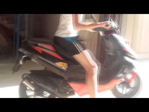 intr-o roată cu scuteru