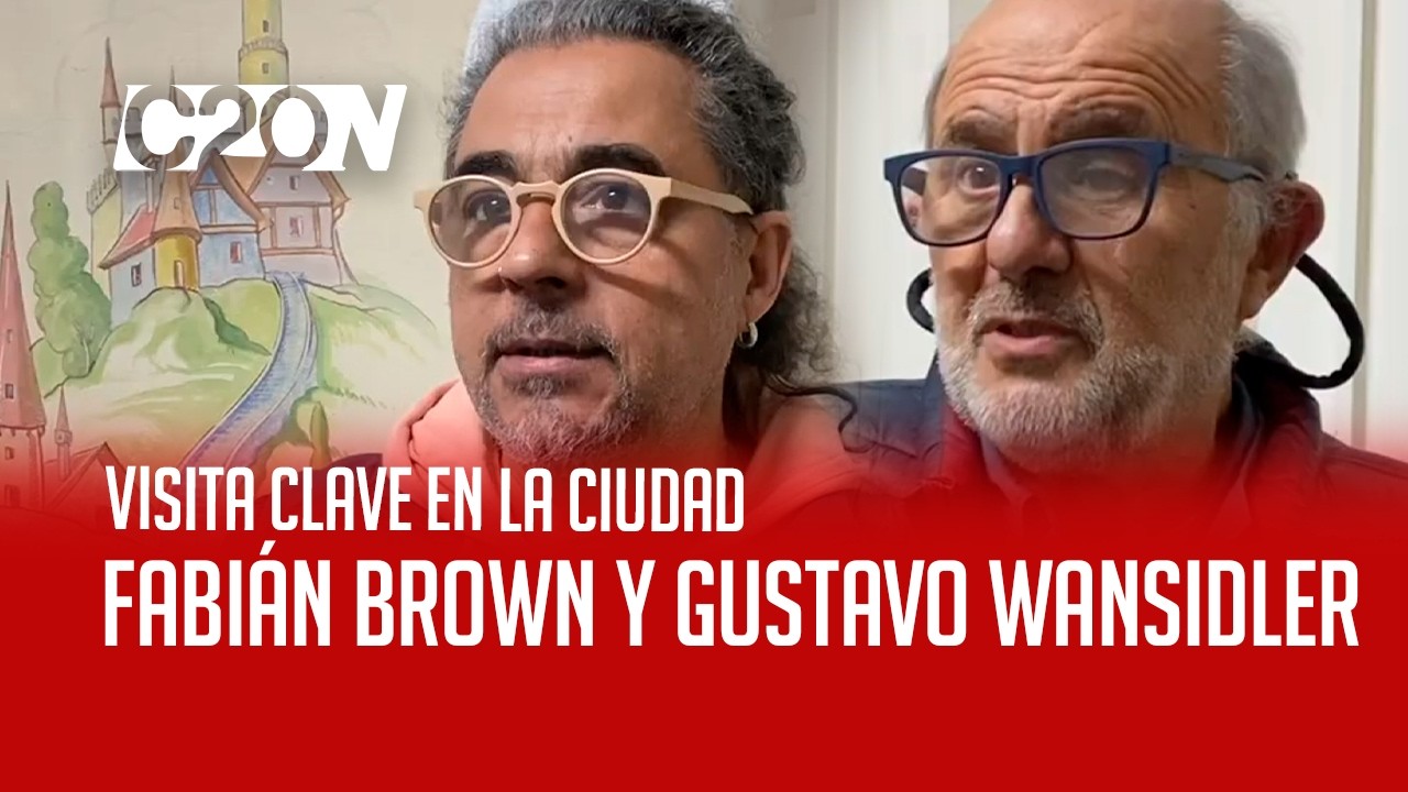 C20 Noticias | Visita clave en la ciudad - Fabián Brown y Gustavo Wansidler