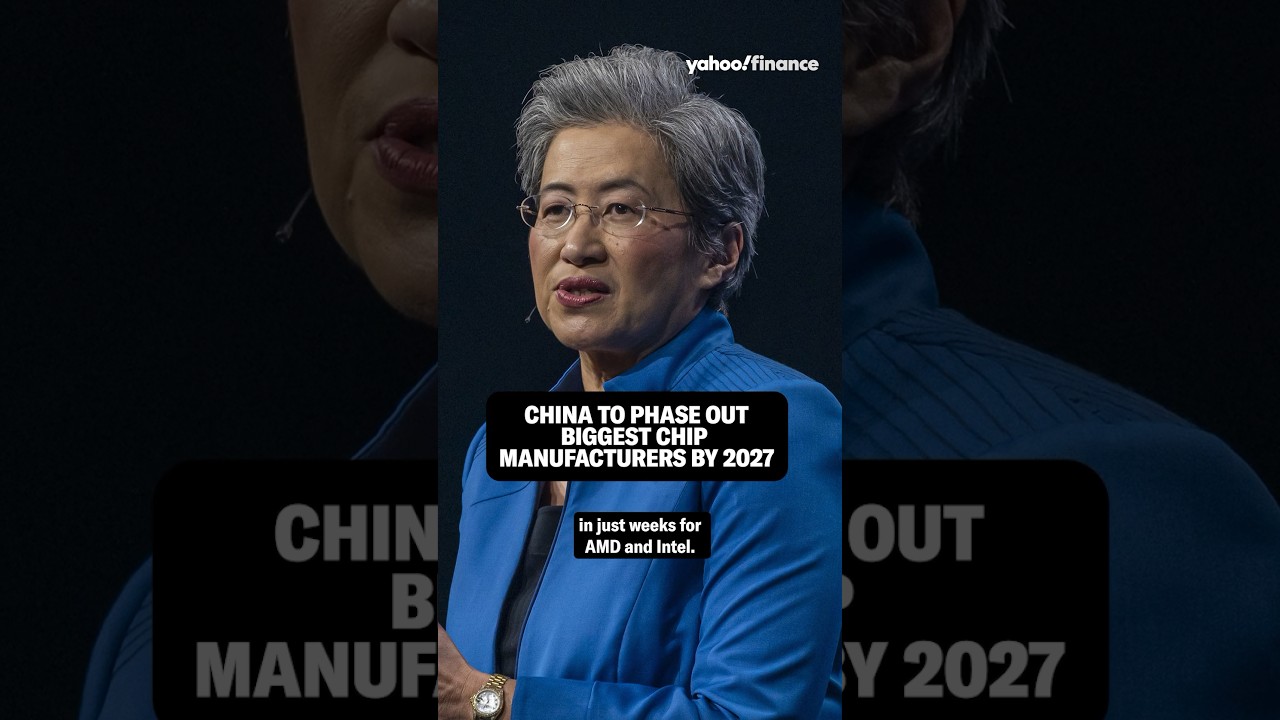 China to ‘phase out’ the biggest chip manufacturers by 2027: Report #shorts