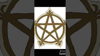 Pentacle tattoo idea #digitalart #tattoo #witchcraft #wicca #artwork #edit