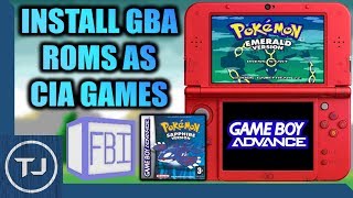 3DS Create & Install GBA Virtual Console CIA