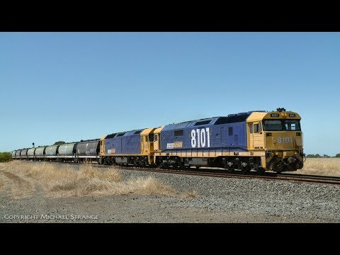 7935V Pacific National Grain Train - PoathTV Australian Railways