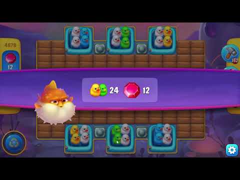 Fishdom 4878 Super Hard Level - NO BooSTERS