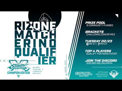 G Fuel Tropical Rain x Matcherino SFV Qualifier Presented by Riz0ne