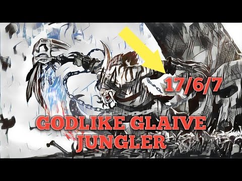 VAINGLORY GAMEPLAY: THE GODLIKE GLAIVE JUNGLER WITH EPIC 17 KILLS BUT WITH BAD TEAMMATES [WP GLAIVE]