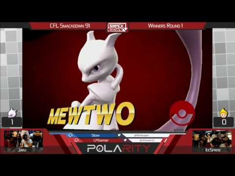 CFL Smackdown 91 WiiU - Janj (Mewtwo) vs IceSprite (Lucas) - Winners R1