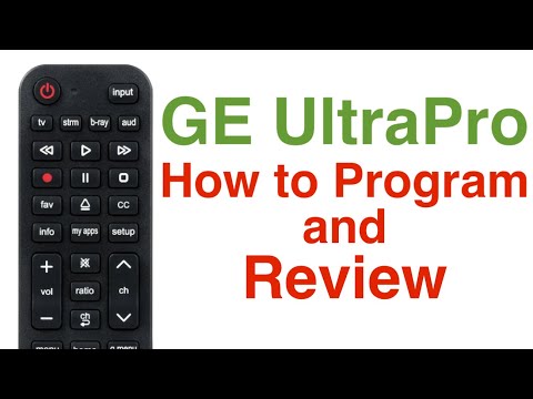 GE UltraPro Universal Replacement LG Remote Setup Instructions and Review by Skywind007