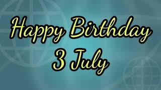 3 July Special New Birthday Status Video, happy birthday wishes, birthday msg quotes जन्मदिन