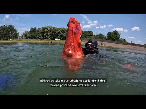 Priče iz zajednice - Ronilački klub Vidara i Eko Zeleni Gradačac u akciji čišćenja jezera Vidara