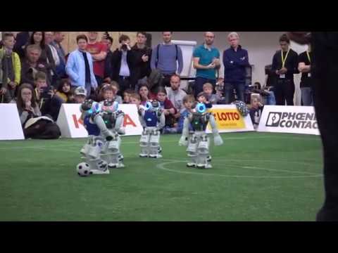 Robocup GO 2019 SPL semi-finals: Nao-Team HTWK vs. HULKs