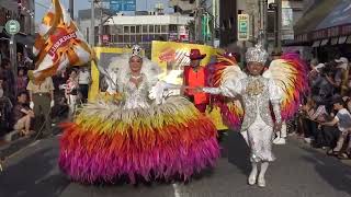 【4K】G R E S  リベルダージ　サンバ　ポルタ バンデイラ　Porta bandeira　第52回 志村銀座まつり　志村坂上　Samba 　しむらん フェスティバル　2018