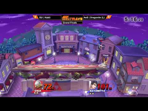 Heatwave #64 [Grand Finals] - Hakii (Sheik) vs Dragonite (Bayonetta)