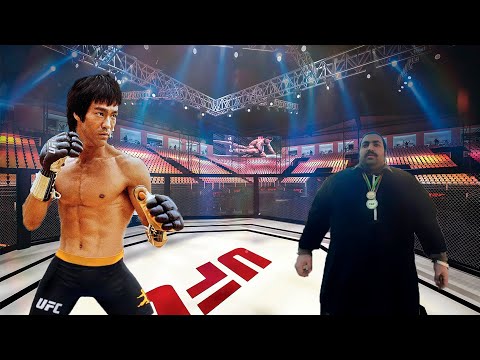 🐾UFC 4 l Bruce Lee vs Mini KhanBaba - Tiger Fight🐾