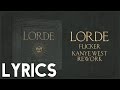 Lorde - Flicker (Yellow Flicker Beat) - LYRICS ...