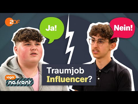 Being an influencer – really as great as everyone thinks? | logo! no.front