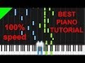 Beyonce - Honesty piano tutorial 