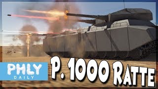 GERMANYS COLOSSAL  TANK P 1000 RATTE ( War Thunder