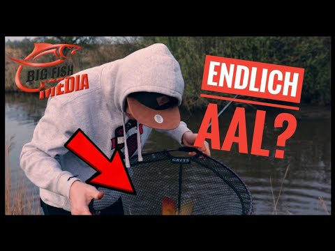 Aalangeln am kleinen Fluss –  MIT ÜBERRASCHUNG