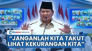 Prabowo Tekankan Pentingnya Akui Kekurangan dan Sebut Pendidikan Kunci Kebangkitan Bangsa