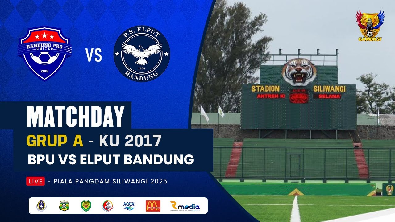 BANDUNG PRO UNITED vs ELPUT BANDUNG - Grup A KU 2017 | Piala Pangdam Siliwangi Bandung 2025