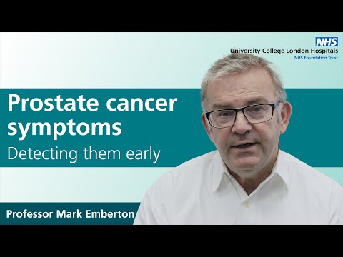 Prostate cancer symptoms - detecting them early