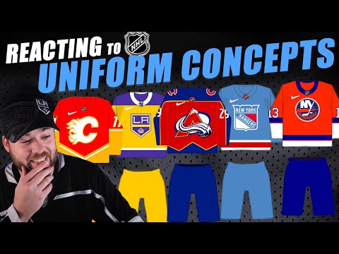 Reacting to NHL Uniform Concepts!