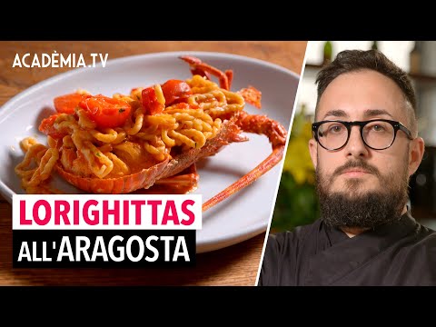 Le Lorighittas all'aragosta de la "Trattoria del pescatore" storico locale milanese