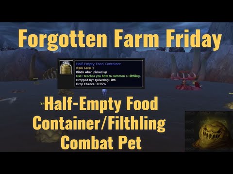 Forgotten Farm Friday: Half-Empty Food Container and the Filthling Pet