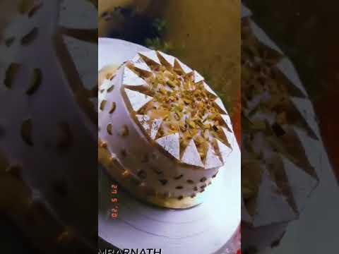 Kaju katli Cake design | Kaju katli Cake recipe | Kaju katli Cake decoration By Rasika Sathe