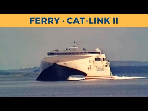 Classic Ferry Video 1996 - Arrival of ferry CAT-LINK II in Århus (Cat-Link)