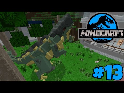 A Hybrid to Counter the Indominus Rex! Jurassic World Minecraft DLC Ep13 HD