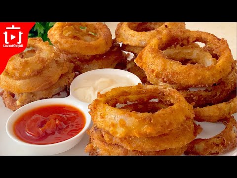 ÇITIR MI ÇITIR SOĞAN HALKASI KIZARTMASI NASIL YAPILIR , YEMEK TARİFLERİ