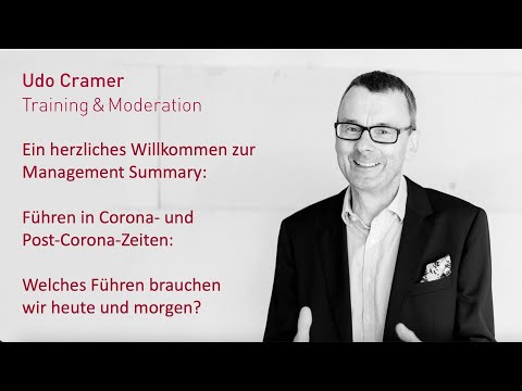 Udo Cramer Training und Moderation | Management Summary | Führen in Corona Zeiten