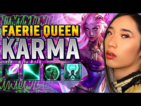 Faerie Queen Karma is hands down the BEST SKIN in the entire game now! She is so GORGINA!