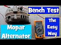 Bench Test A Mopar Alternator
