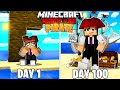 I Survived 100 Days As A PIRATE DUO In Hardcore Minecraft
