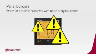 Miniatură video Analizor de retea multi functional cu montaj pe usa tablou electric