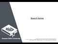 Search terms | Amazon Seller University Search terms | Amazon Seller University