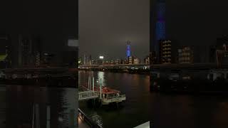 厩橋からの眺め　　　　　東京スカイツリー/蔵前橋/隅田川