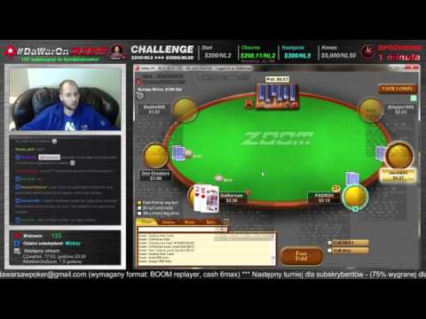 Gracz Team Pro Online Pokerstars, 'DaWarsaw' gra na żywo w pokera Texas Hold'em No Limit