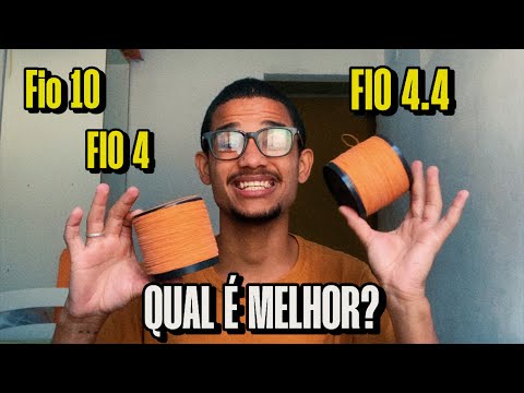 QUAL LINHA É MELHOR? Fio 10, Fio 4 ou Fio 4.4! VEJA NESSE VÍDEO! + REVIEW LINHA DA BRAVUS!
