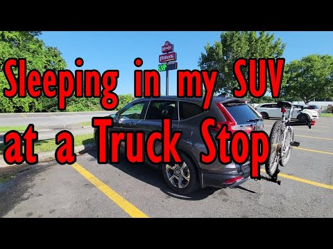 Sleeping in a Car at a Truck Stop FOR BEGINNERS; I Feel Safe by DOING THIS; How to Sleep in an SUV
