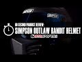 Simpson - Outlaw Bandit Helmet Video