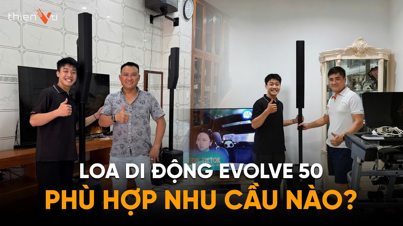 video Bộ Dàn Karaoke Column Array Electrovoice Evolve 50 TVA012026 0
