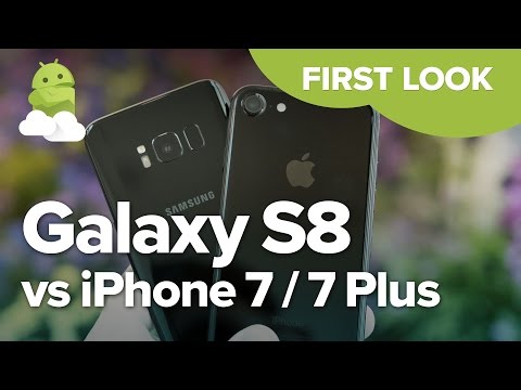 Samsung Galaxy S8 vs. iPhone 7 — First Look Comparison!