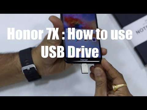 How to use USB OTG Feature on Honor 7X To Transfer Files [Hindi]