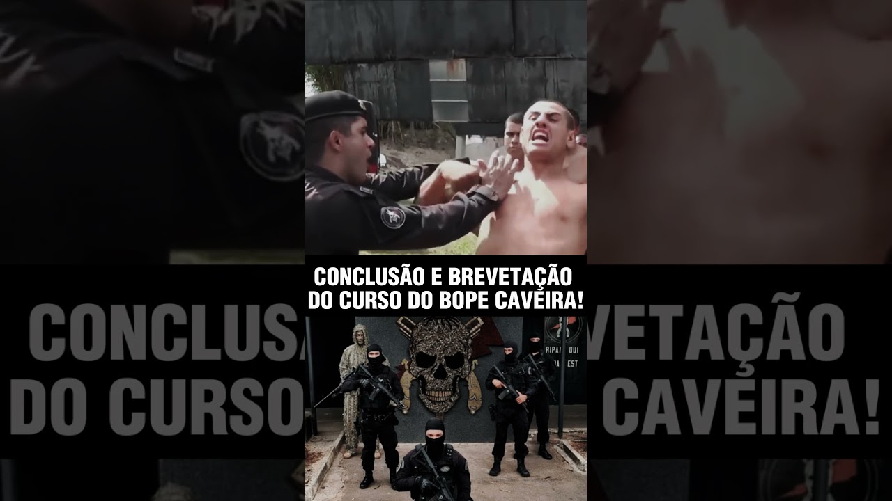 CONCLUSÃO CURSO DO BOPE! #bope #caveira #boperj #brevetação #breves #conclusão #pm #policialmilitar