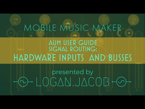 AUM User Guide Part 4 Hardware Inputs and Busses
