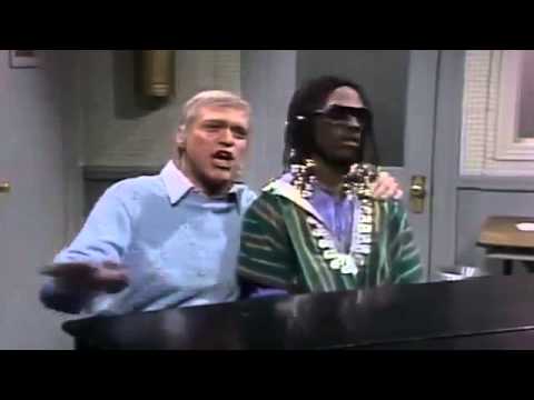 SNL's Joe Piscopo & Eddie Murphy as Stevie Wonder & Frank Sinatra