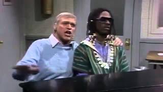 SNL's Joe Piscopo & Eddie Murphy as Stevie Wonder & Frank Sinatra